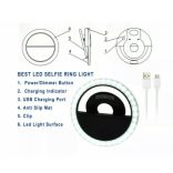 Szelfi gyűrűs fény LED-del telefonhoz/táblagéphez/i Pad kamerához - USB