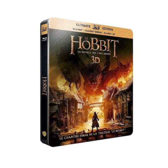 A hobbit Az öt sereg csatája 3D Blu-ray Fém tokban Ultimate Edition
