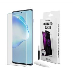   Samsung galaxy s20 ultra ívelt UV edzett üveg képernyővédő fólia