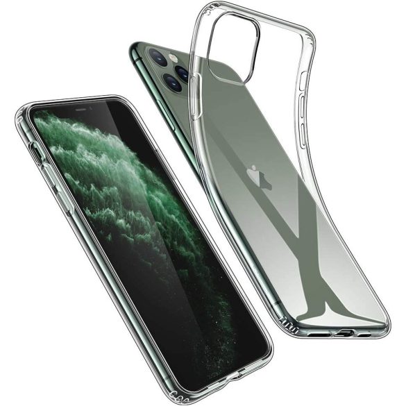 Joyshell védőtok Apple iPhone 11 Pro készülékhez, csúszásgátló, ultra vékony, átlátszó + Joyshell professzionális fólia, Asahi Japan biztonsági üveggel