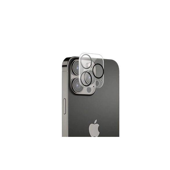 Gekko Mobile Hofi Cam Pro IPhone 13 Pro Max kamerafólia, edzett üveg, hátsó kamera védelem, kontúrlencsék