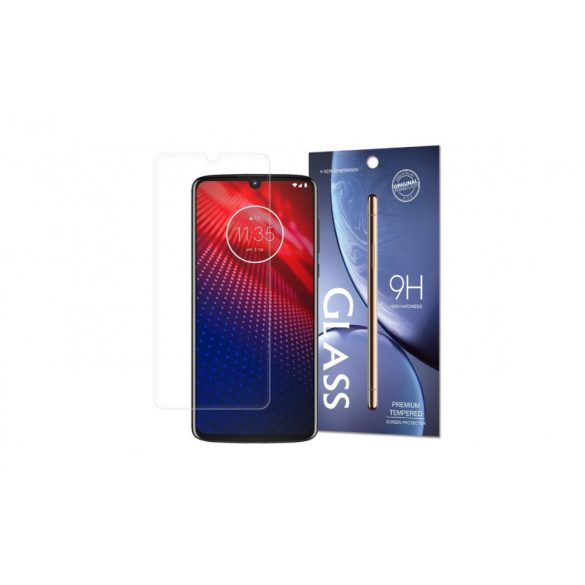 Edzett üveg 9H képernyővédő fólia Motorola Moto Z4 (csomagolás - boríték) kijelzőfólia üvegfólia tempered glass