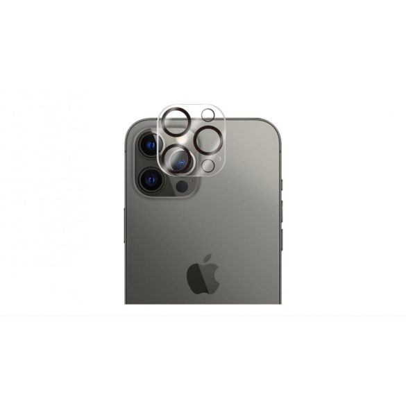 Bizon iPhone 12 Pro kamera védőfólia készlet, 2 db, biztonsági üveg, átlátszó
