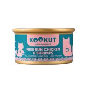   Free Run Chicken & Shrimps – természetes macskatáp - 10 darabos csomagolás