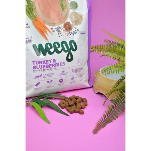 Weego kutyaeledel pulyka és áfonya