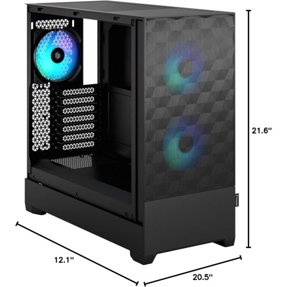 Fractal Design Pop Air RGB TG Clear Black (FD-C-POR1A-06)