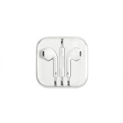   Aisi Apple fülhallgató mikrofonnal, EarPods, 3,5 mm -es jack, sztereó, , fehér