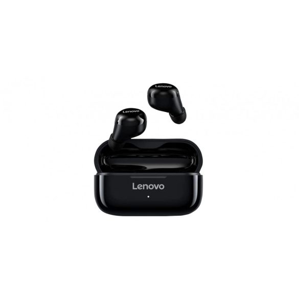 LENOVO LP11 bluetooth SZTEREO fülhallgató, v5.0, TWS, mikrofon + töltőtok, SPORT, Fekete