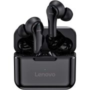   LENOVO QT82 bluetooth fülhallgató SZTEREO (v5.0, TWS, mikrofon, LED töltésjelző + töltőtok) FEKETE