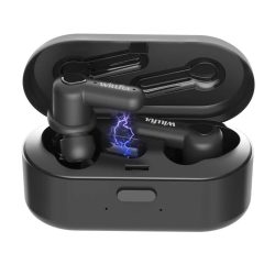   Willful T02 - Vezeték nélküli fülhallgató, beépített mikrofon, töltőtokkal, Vízálló, sportoláshoz