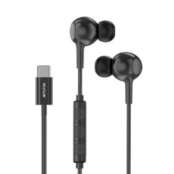   Rixus - USB C vezetékes fülhallgató, mikrofonnal RXHD56C - fekete