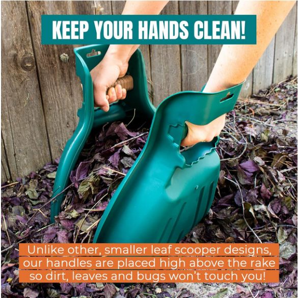 Mekkapro - levélkanálok és karmok, levélgereblye - Zöld 