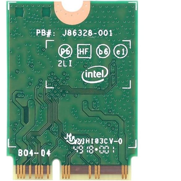 Intel - AX201NGW WiFi kártya, WiFi 6E M.2 laptop 2,4 Gbps 802.11ax vezeték nélküli Intel AX201 vezeték nélküli kártya 11AX WiFi adapter Bluetooth 5.3 MU-MIMO-val Windows 10, 64 bites, Google Chrome OS