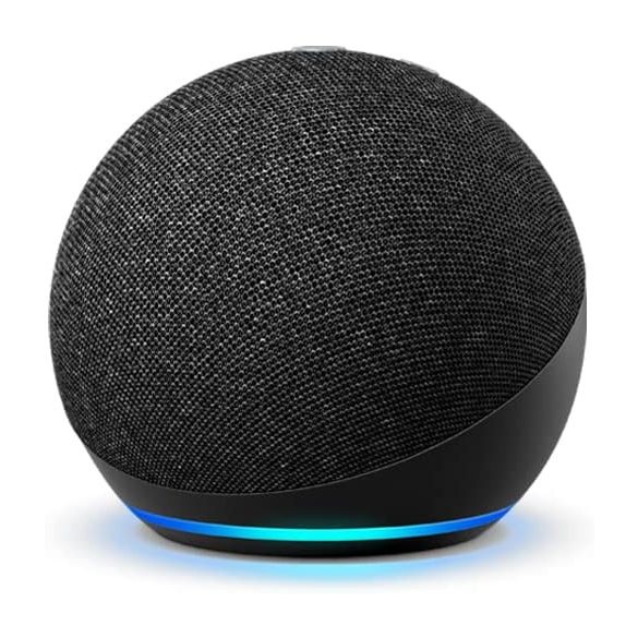 Amazon Echo Dot 4 Okos hangszóró, Alexa hangvezérlés, Wi-Fi, Bluetooth, Fekete
