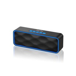   ZoeeTree S1 hordozható Bluetooth hangszóró, Bluetooth 5.0 vezeték nélküli hangszóró sztereó hanggal