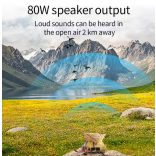 Cssiwe 80W hangos elektronikus vadászhangszóró, madárhívó vadászeszközhöz távirányítóval 