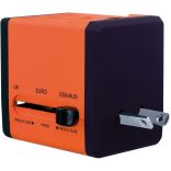 Swordfish 40253 VariPlug Dual USB univerzális utazási csatlakozó adapter/töltő - narancs