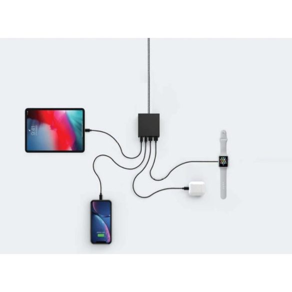 Usbepower HIDE Mini + asztali töltő állomás