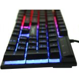Npet K110 LED-es háttérvilágítású USB vezetékes Gamer billentyűzet