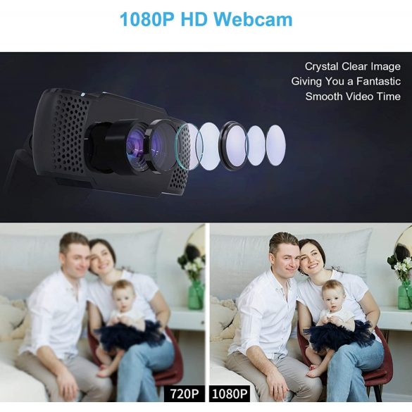 Wansview Webcam 1080P mikrofonnal