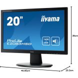 iiyama ProLite E2083HSD Monitor