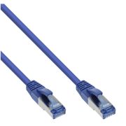   InLine® patch kábel S/FTP PiMF Cat.6A halogénmentes 500MHz kék 3m