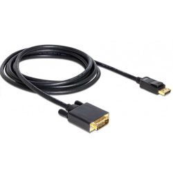 DELOCK Displayport 1.2 male to DVI 24+1 male, 3m kábel