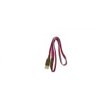 Uname - USB - Micro USB kábel, Rózsaszín pöttyös