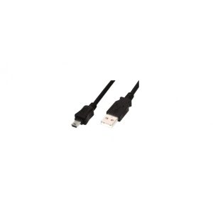ASSMANN USB 2.0 HighSpeed - miniUSB B 1,8m fekete kábel