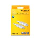 Delock Thunderbolt 0,5m fehér kábel (83165)