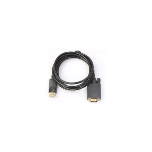 KÁBEL DISPLAYPORT 1.2V - VGA (APA-APA), 1.8M, FEKETE (CG607-1.8)