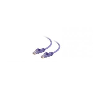 C2G Cat6 (UTP) hálózati patch kábel - Patch kábel - RJ-45 (M) - 3 m - öntött, gubancmentes, lila