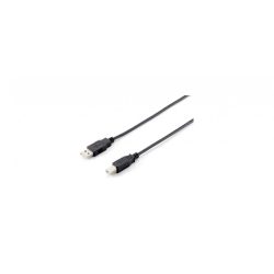   Equip USB 2.0 A-B nyomtató kábel, apa/apa, duplán árnyékolt, 1,8m