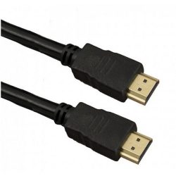   HDMI kábel 1,5M HS (nagy sebesség), arany érintkezők, ferrittel, V1.4, HDMI Ethernet csatorna (HEC), Kiváló minőség 