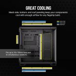 CORSAIR - 6500X számítógépház - Fekete - CC-9011257-WW