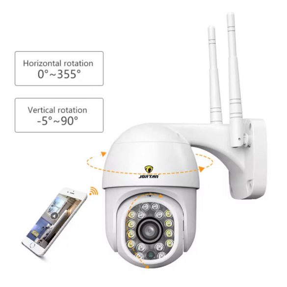 AOVO IP Tér Megfigyelő Biztonsági Kamera Wi-Fi 1080p Full HD Vízálló, Mikrofonnal 