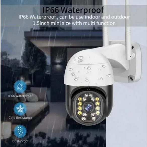 Prumya PTZ kültéri WiFi megfigyelő kamera 1080P IP kamera 