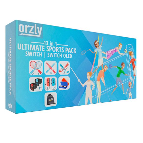 Orzly  13 az 1-ben Nintendo Switch sport kiegészítő készlet hordtáskával