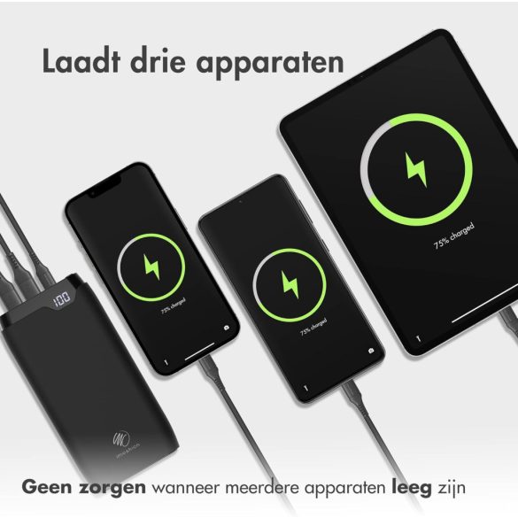IMOSHION 20.000 mAh Powerbank Zwart