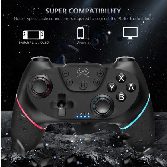 Astarry kontroller Wireless - Kompatibilis a Switch/Switch Lite/Switch, programozható 