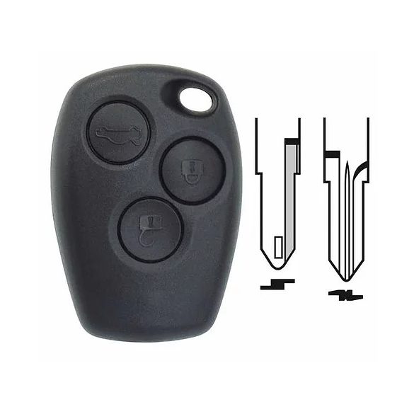 Renault nyers autókulcs RE34