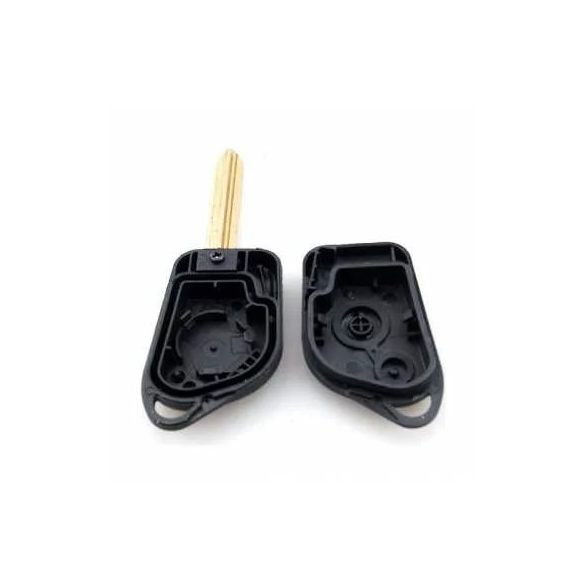 Peugeot/Citroen 2 gombos nyers autókulcs PE21