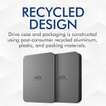 LaCie 2 TB 2.5" external hard drive USB A (USB 3.2 1st gen) Space Grey STLR2000400