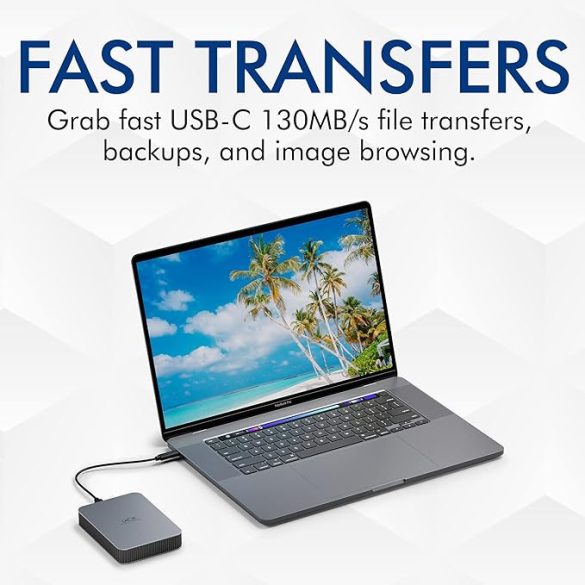 LaCie 2 TB 2.5" external hard drive USB A (USB 3.2 1st gen) Space Grey STLR2000400