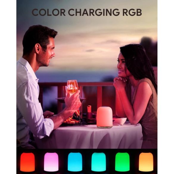 Éjjeli lámpa, Meleg fehér fény és színváltó RGB -T8S