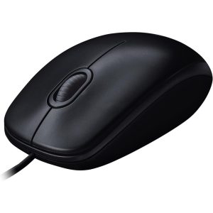 Logitech M90 vezetékes egér, mindkét kézhez használható, optikai, 1000 DPI, fekete