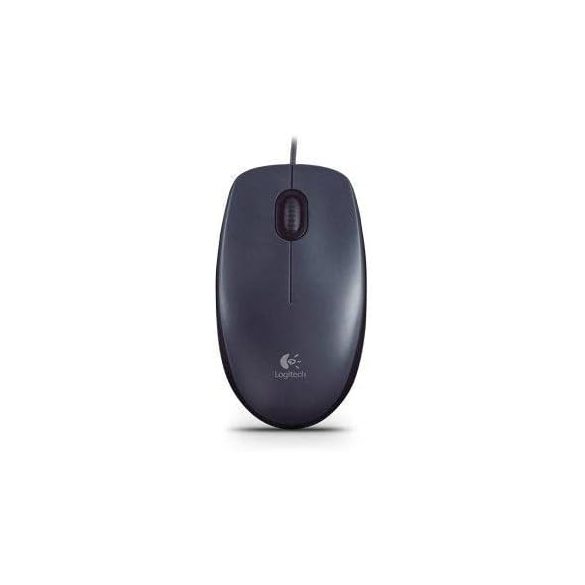 Logitech M90 vezetékes egér, mindkét kézhez használható, optikai, 1000 DPI, fekete