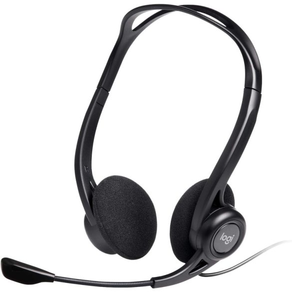 Logitech PC 960 Stereo Headset Fekete