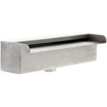 Wiltec Rozsdamentes acél kerti vízesés 45cm