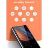 AGPTEK 32 GB-os MP3-lejátszó Bluetooth 5.0-val, 2.4 hüvelyk, ívelt képernyős zenelejátszó